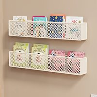 Household Wall Storage Rack Children'S Picture Book Simple Storage Display Rack Bathroom Perforated Free Facial Mask Storage Box