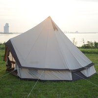 420D Oxford Glamp 3M 4M 5M 6M 10M Event Luxury Canvas Cotton Glamping Camping Indian Pyramid Bell Yurt Tents
