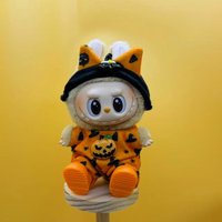 For Labubu Only Clothes Pendant Doll Clothing 17cm Skirt Dressing Set Halloween Baby Dolls Cute Toy Gift Wings Fashion Trend
