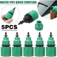 5Pcs 4/7 8/11mm Plastic Garden Water Hose Quick Connector Irrigation Adapter Connector Drip Irrigation