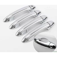 For Toyota Hilux Revo 2016-2023 Chrome Car Door Handle Bowl Cover Decor Trim Sticker Styling Auto Accessories