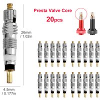 AliExpress NONE 10/20/40PCS Detachable Presta Valve Cores Brass CNC Replacement for MTB/Road Bike Tubes Tire Repair Parts