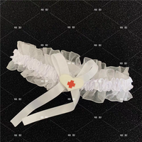 Lace leg ring Japanese style sweet cute Lolita Cross Nurse cosplay leg band