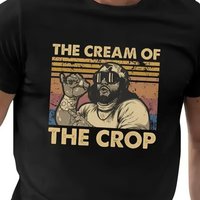 Men and Women's Cool Macho Man Graphic T-Shirt Casual Short Sleeve Retro Wrestling Streetwear Top the Cream of the Crop