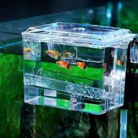 Aquarium Isolation Box Fish Tank Breed Hatchery House Incubator External Breeding Isolation Box With Pump Aquarium Accessories