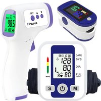 Digital Arm Blood Pressure Test Kit Cuff Sensor Monitor BP Automatic Pressure Tonometer Tensiometer Heart Rate Pulse Meter