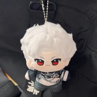 10cm Anime Love And Deep Space Xavier Zayne Caleb Rafayel Sylus Pendant Keychain Toy Gift Plush Toy Stuffed Plush Fans Gift