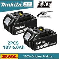 Makita BL1860 18V LXT 6.0Ah Lithium-Ion Battery BL1860B with LED Indicator for Angle Grinder Drill Driver Cordless Power Tools