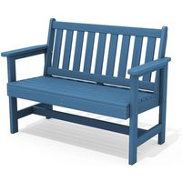 Outdoor Bench, HDPE Outdoor Benches Weatherproof, 2-Person Garden Bench with 660 lbs Weight Capacity, Patio Benches