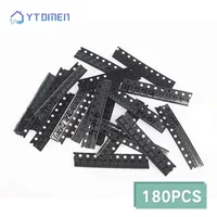 180PCS SOT-23 SMD Transistor Kit S9012 S9013 S9014 S9018 2N3904 2N3906 S8500 A92 C1815 A1015 3904 Transistors 18 Kinds*10 Pcs
