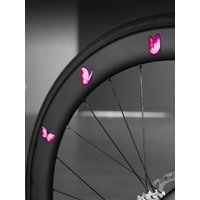 AliExpress NONE 1Sheet Dynamic Butterfly Bicycle Stickers Waterproof for Wheel Sticker Bike Rim Decals Cycling Self-adhesive Bicycle Accessories