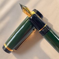 Metal Big Fountain Pen, Medium Nib 0.7mm,For VIP collection Heavy calligraphy writing pen Painted Finish (Black;Red;green;red