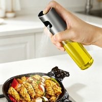 1PC Kitchen Spray Bottle, Kitchen Press Type Oil Spray Bottle, Household Oil Pot, Spray Pot, Seasoning Bottle