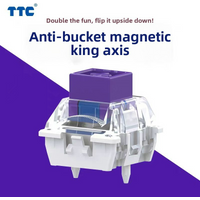 TTC FLIP King of magnetic, TTC FLIP KOM, Structure with Plastic Bottom-Out, Inverted Magnet Design for Smooth Keystroke