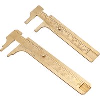 Brass Sliding Gauge Vernier Caliper Ruler Measuring Tool Double Scales mm/inch Brass Vernier Caliper mm/inch Vernier Caliper