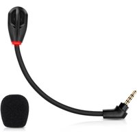 Replacement Microphone for HyperX Cloud Flight / Flight S Wireless Noise Cancelling Gaming Headsets 3.5mm Detachable Mic