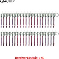 QIACHIP 40pcs 433.92Mhz Universal Wireless DC 3.6V-24V Remote Control Switch 1 CH RF Relay Receiver LED Light Controller DIY Kit