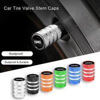 4pcs Car Tire Valve Stems Cap Aluminum Tyre Wheel Stem Air Valve Cover Airdust For Dacia Dokker Jogger Duster Spring Lodgy