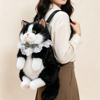 Simulated Kitten Doll Backpack, Backpack Toy, Gift for Girls on Birthday, Children's Day Gift, Cartoon Cute