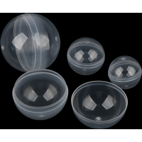 Capsule en plastique transparente, jouet, peut ouvrir une boule Surprise, accessoires de poupée, petit conteneur, modèle de choses, 50 pièces