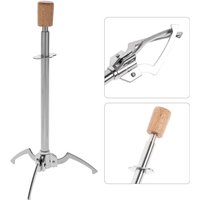 1pc Stainless Steel Multifunctional Ice Food Tong Triangle Shape Design Triangle Grab Food Ice Holder Suitable For Bar