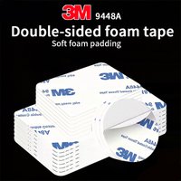 10 pcs 3M Double-Sided Foam Tape - Strong Adhesive - For Household Use - Vehicle Accessories Gluing 9448A