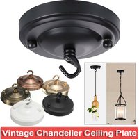 1PC Lamp Part Ceiling Plate Holder Fitting Hook Light LivingRoom Pendant Plate Rose 10.5*6cm Cafe Chandelier Household DIY Decor