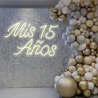 Mis 15 Años Neon Sign Cool Birthday Party Room Decoration Led Light Up Sign Wall Decor For Living Room Home letrero led neón