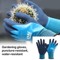 1Pair Anti-Stab Anti-Puncture Waterproof Gardening Gloves Specially Designed For Flower Arrangers Gardeners And Garden Workers