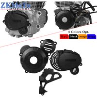 For ZongShen CB250F Motocross Engine Clutch Guard Water Pump Cover Ignition Protector ZS172FMM-3 Engine KAYO T4 BRZ MOTAX FXMOTO
