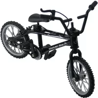 Bicycle Model Retro Double Pole Alloy Bicycle Mini Finger Bicycles Toy Two Wheeled Bicyclee Ornament Model Home Decor