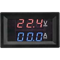 DC100V 10A LED Digital Voltmeter Ammeter Car Motocycle adjustable Voltage Current Meter Volt Detector Tester Monitor Panel 5wire