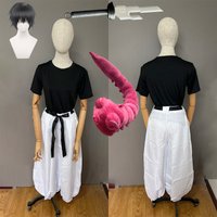 Jujutsu JJK Manga Anime Fushiguro Toji Satoru Gojo Cosplay Costume Wig T-shirt Pants Rose Net Halloween Christmas