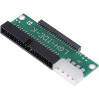 2.5 to 3.5 IDE Adapter,2.5 Inch 44 Pin Hard Disk Drive Laptop IDE to 40 Pin 3.5 Inch Desktop PC PATA Port Converter Card