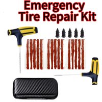 1 Box Set of Car Tire Repair Kit with Strips and Glue for Quick Tire Repair, Universal Emergency Tire Repair Kit for Motorcycles and Vacuum Tires, Car-Specific Tire Repair Set