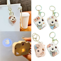 ..Capibala-Bright Projection Camera Keychain, Cartoon Capibala Bag Pendant, Small Gift