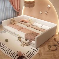 !@Tatami Parent-child Bed for Second-child Families, Extra-large Bed for a Family of Four, 4m Modern Simple Adult Master Bedroo