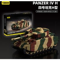 PANZER IV H Tank Model Set Handmade DIY Series MOC Assembly Toy DIY Combined Model Assembly Building Blocks Toys Birthday Gift