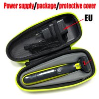 Bag/Charger/Protective Cover For Philips OneBlade QP2530/2520 Shaver Storage EVA Hard Travel Portable Bag Cover Waterproof Case
