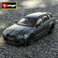 Bburago 1:24 2023 BMW M3 Touring G81 Station Wagon Alloy Sports Car Model Diecast Metal Vehicles Car Model Simulation Collection