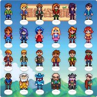6Cm Acrylic Standing Plates Stardew Valley Harvey Sam Elliott Alex Sebastian Abigail Haley Leah Penny Shane Desktop Ornament