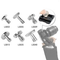 Camera Screw 1/4 inch Quick Release Plate Screw DSLR Camera Tripod Mount Adapter Accessories