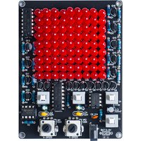 DIY Electronic Kit LED Tracking Light Kits X/Y-axis Adjustable Speed Flow Water Light Flashing LED Follow Spot Fun Soldering
