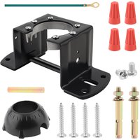 Ceiling Fan Mounting Bracket Ceiling Canopy Fan Balancing Adapter Kit Cathedral Ceiling Canopy Bracket for Living Room / Porch