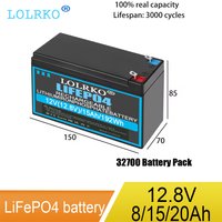 12V 10Ah/15Ah LiFePO4 Battery Built-in BMS 3000+ Cycles For Solar/UPS/Fish Finder/RV/Dynamo/Boat/Outdoor 12V 20Ah Li-ion Battery