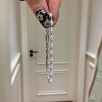New in high-end silver horse eye diamond fine bracelets for women silver 925 simple and exquisite bracelet party jewelry gift