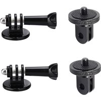 Tripod Adapter Mounts 1/4"-20 Screw Fixed for GoPro Hero 13 12 11 10 9 8 7 Insta360 Ace Pro DJI Osmo Nano 360 Action 5 Pro 4 3 2