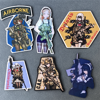 Arknights Patch Anime Girl Tactical Military Morale Badge Print Hook and Loop Backpack Clothes Decorative Sticker Armband