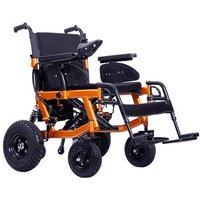 Front and Rear Dual Shock-absorbing Electric Wheelchair, Foldable, Intelligent, Fully Automatic Wheelchair for the Elderly