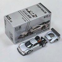 1:64,CLK-GTR, an alloy die-cast static miniature simulation car toy model,a collectible display gift Boy's toys,room decoration